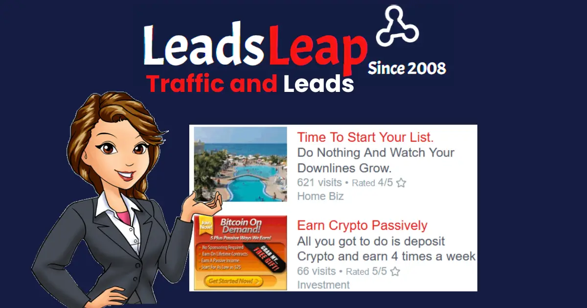 Leadsleap traffic and leads